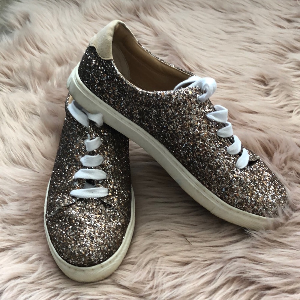 VGUC Banana Republic Glitter Sneakers size 9